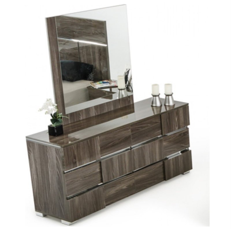Miroir de salle de bain Hapeville, Ébène