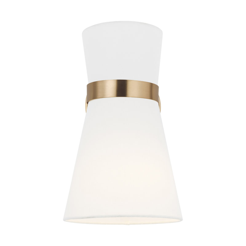 Clark 1 - Light Bath Sconce, Brushed Nickel, No
