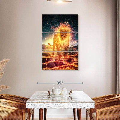 Lion flamboyant Brampt