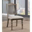 Chaises d'appoint de style transitionnel 2 pièces