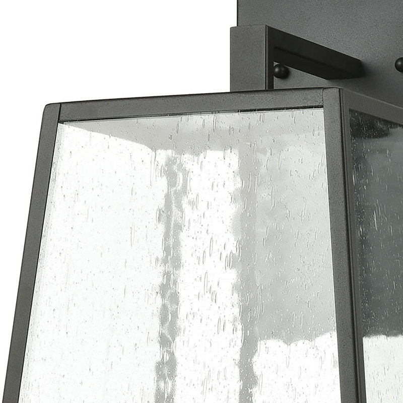 Applique murale d'extérieur 4 lumières Meditterano High 22 po - noir mat
