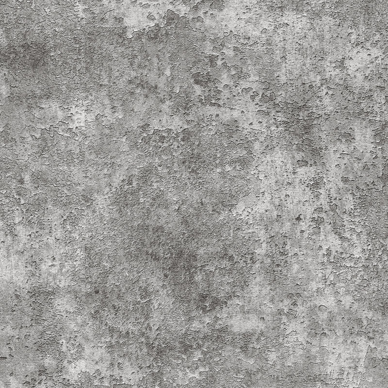 Boutique Urban Concrete Textured Plain 10m x 52cm Matte Wallpaper Roll, Grey
