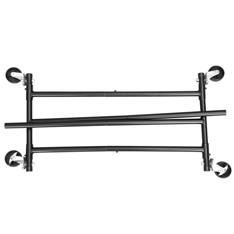 Mcclay 92cm Rolling Clothing Rack, Black
