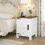 Table de chevet et table de bout moderne à deux niveaux 18 po avec station de charge pour chambre à coucher et salon 18 po-1040657608-1040657654