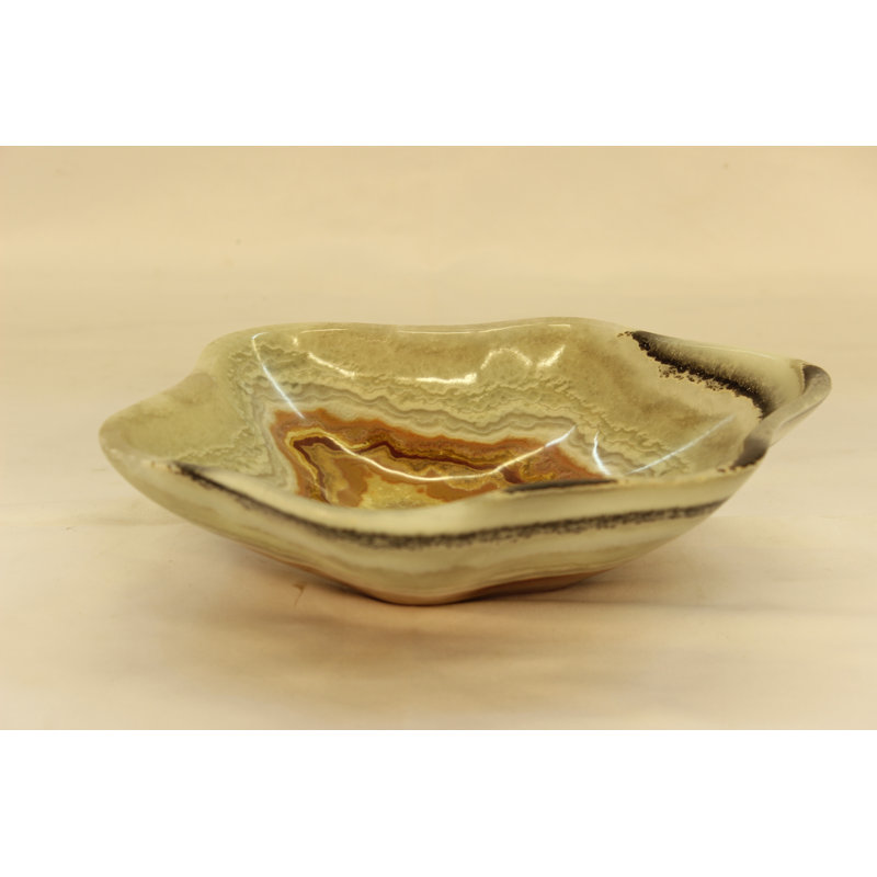 Centre de table onyx beige