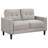 Harvey Beige 2-Piece Upholstered Tufted Sofa Set