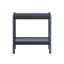 Table de chevet noir mat avec tiroir de rangement et tablette | Idée de cadeau-789287011