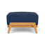 Alpine Rectangle Outdoor Teak Ottoman Patio Ottoman-350651345