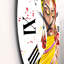 Portrait exotique coloré d'une femme afro-américaine - Horloge murale traditionnelle-60187336