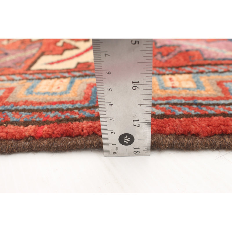Decie One-of-a-Kind 6'11" X 9' New Age Wool Area Rug in Red