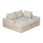 Canapé modulaire rembourré en L sans os-1934827056