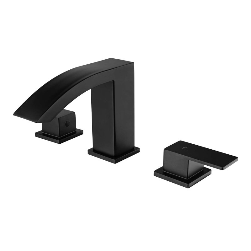 2-handle Bathroom Faucet, Black