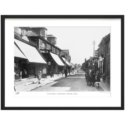 Leiston, Sizewell Road 1922 by Francis Frith - Single Picture Frame Print