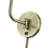 Asllan 1 Light Antique Brass Swing Arm Wall Lamp-122725060-122725061