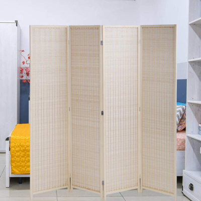 Paravent de 72 pouces de hauteur pliable (4 panneaux)