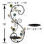 Ensemble de 2 appliques murales pour bougeoir