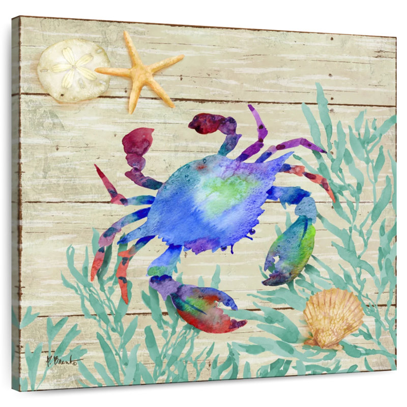 Adeliza Seagrove Crab I, 33" H x 33" W