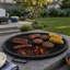 Grille de camping ronde et pliante - 22 po de diamètre-132050081