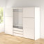 Dunellen 2 Door Manufactured Wood Wardrobe-1265005170