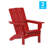 Awna Commercial Grade All-Weather Adirondack Chairs with Swiveling Cupholder-152612407
