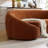 92.12" Upholstered Curved Sofa-2091239886