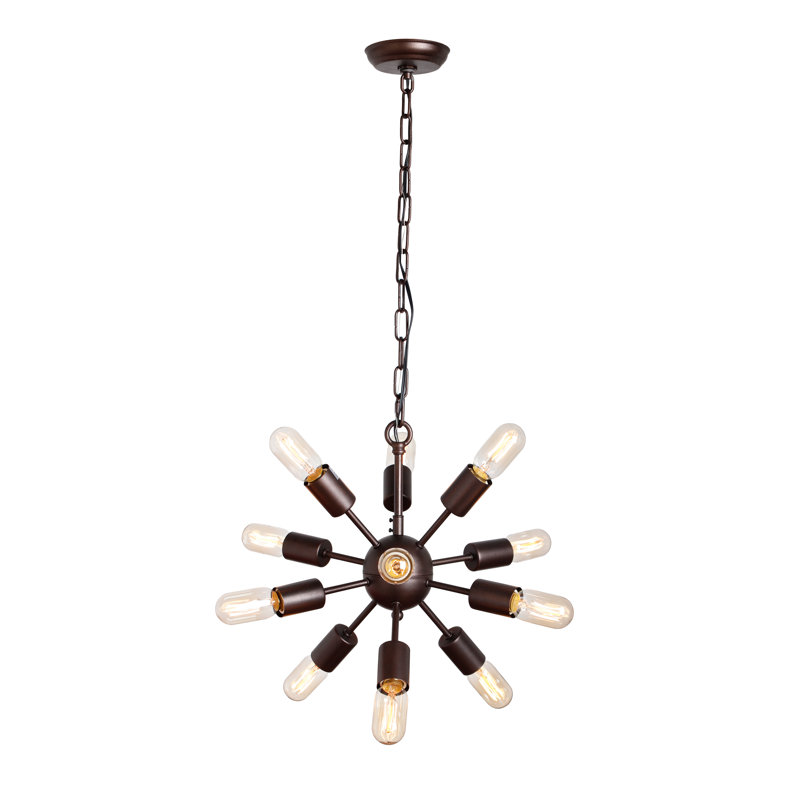 Horsforth 12 - Light Dimmable Sputnik Sphere Chandelier