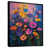 Toile avec cadre flottant noir
