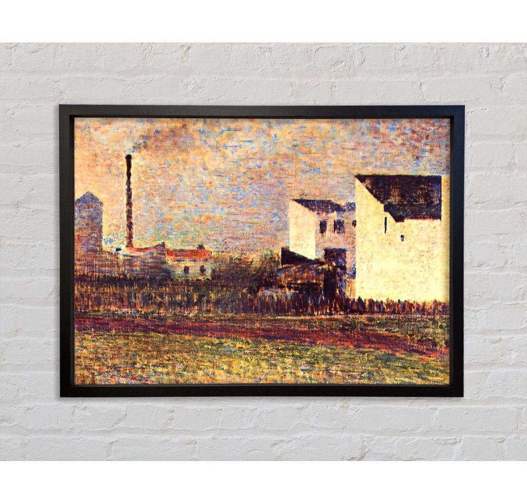 Banlieue von Georges Seurat - Einzelner Bilderrahmen Kunstdrucke auf Leinwand