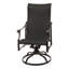 Michigan Woven High Back Swivel Rocking Dining Chair-2084227133-2084227127