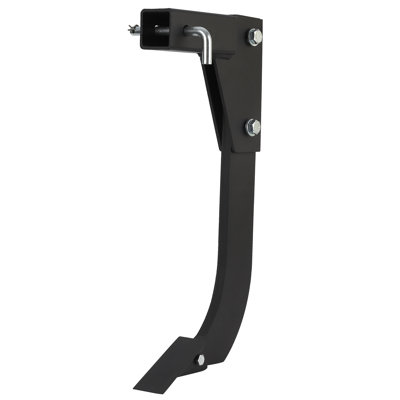 Hitch Mounted . 18'' Shank Middle Buster Plow for ATV/UTV Tractor with 2" Receiver. Hitch Lawn  Easy One-Pin Mounting. Heavy Duty Trencher Subsoiler with 2 Replaceable  Teeth