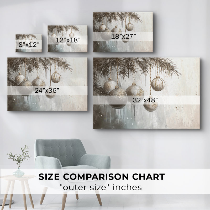 «Manger of Silver Blessing» - Toile tendue avec châssis de qualité supérieure, H 18 po x l 12 po