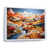 White Floater Framed