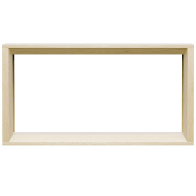 Retro Minimalist Wooden Rectangular Console Table Behind Sofa Couch Table Entryway Table Hallway Table
