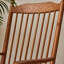 Chaise berçante en bois massif