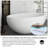 x Soaking Plastic / Acrylic Bathtub