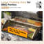 Barbecue au propane en acier inoxydable à 4 brûleurs avec brûleur latéral, barbecue extérieur de 49 000 BTU-128988006