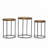 Kenwood Solid Wood Tray Top Nesting Tables