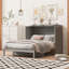 Lit escamotable double avec grands tiroirs, gris-1683429268