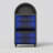 71" Arched Wine Bar Cabinet with Glass Holders & Solid Wood Wine Rack-1879600083
