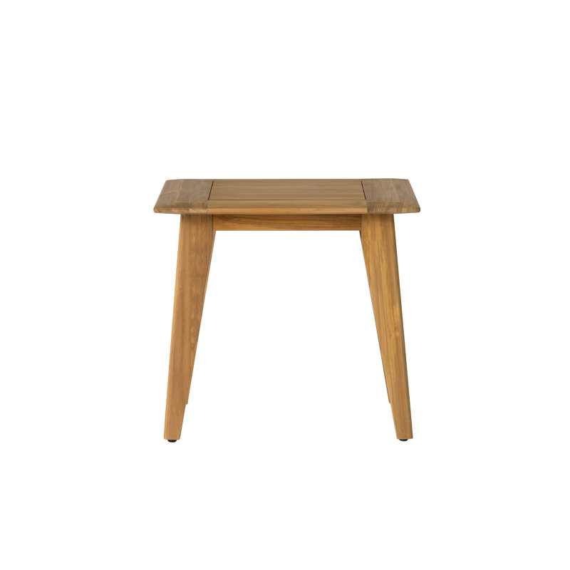 Alpine Outdoor Square Teak Side Table
