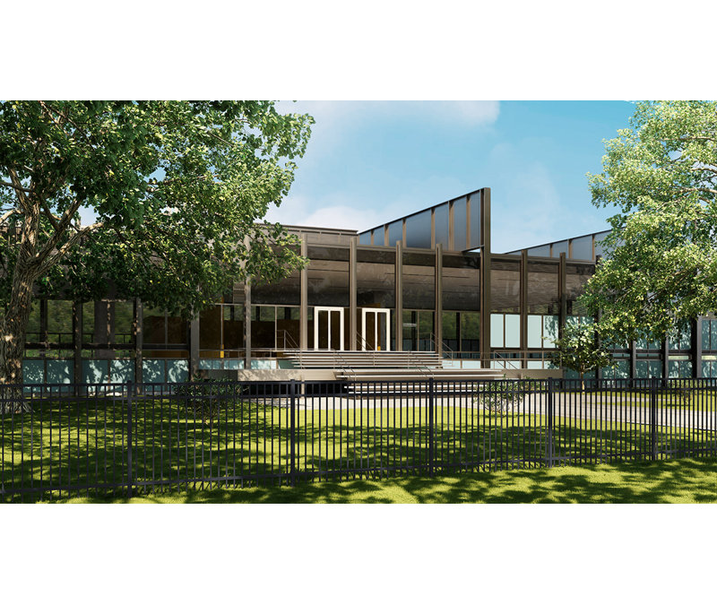 FORTRESS Athens 2 in. x 2 in. x 6 ft. Gloss Black Aluminum Flat Top and Bottom Design Fence Corner Post
