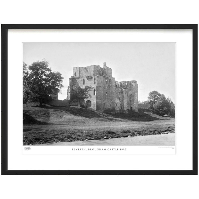 Penrith, Brougham Castle 1893 - Single Picture Frame Print, 45cm H x 60cm W x 2.3cm D