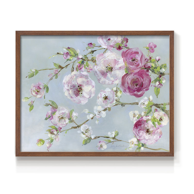 Scent of Spring - Imprimé encadré - Restickable, H 8 po x l 10 po, Noyer