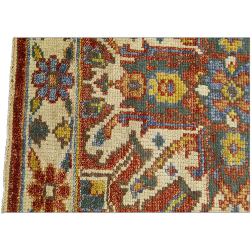 Cotton Area Rug in Gray