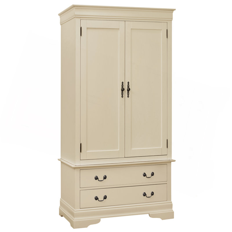 Armoire élégante beige traditionnelle, Beige