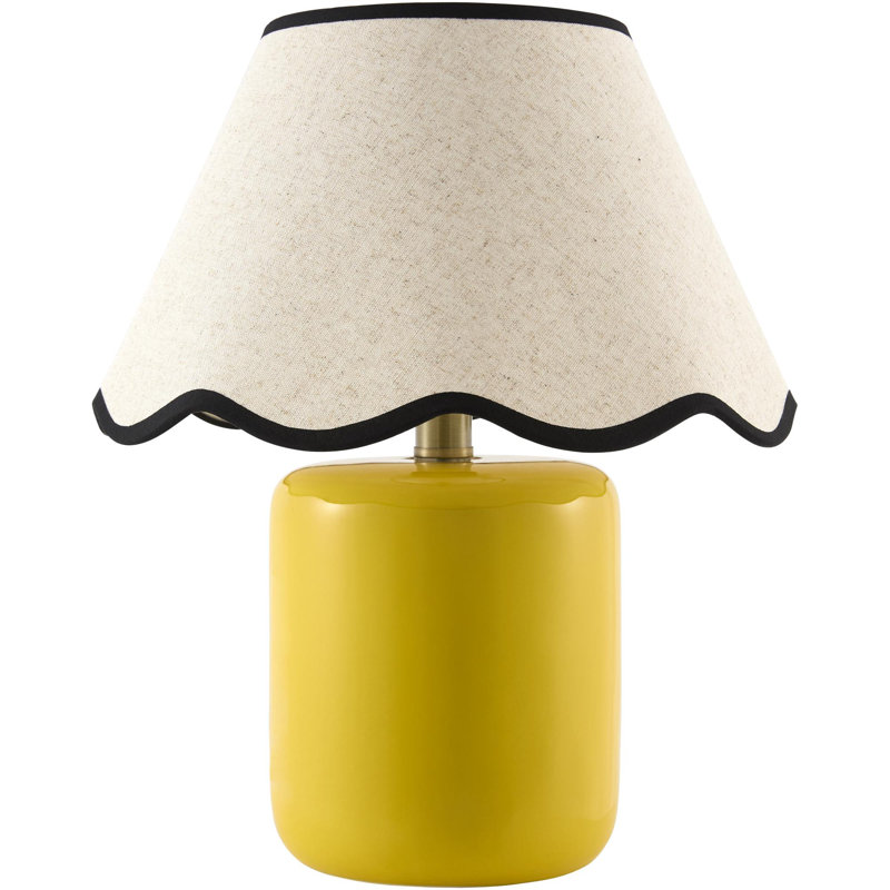 Aashif Table Lamp, Cream, Yellow