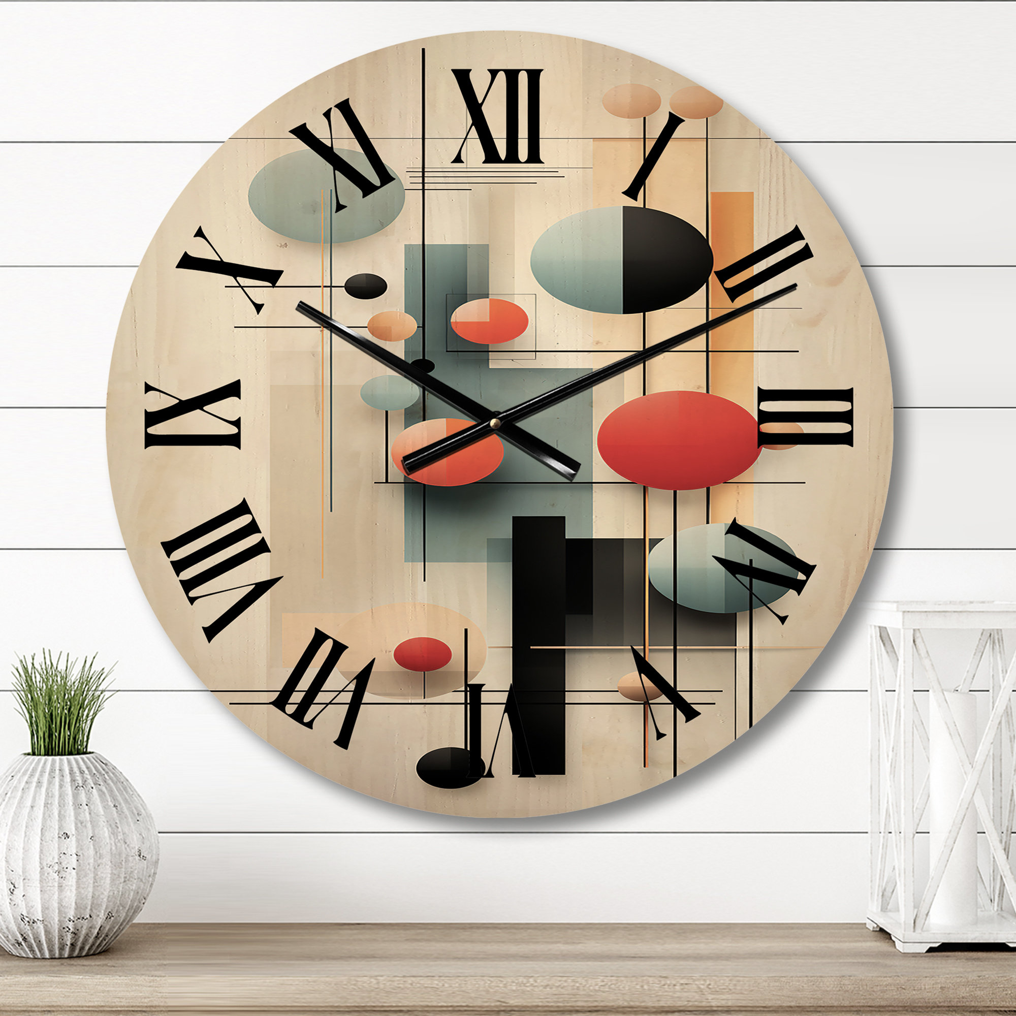 Bless international Willmore Solid Wood Wall Clock | Wayfair