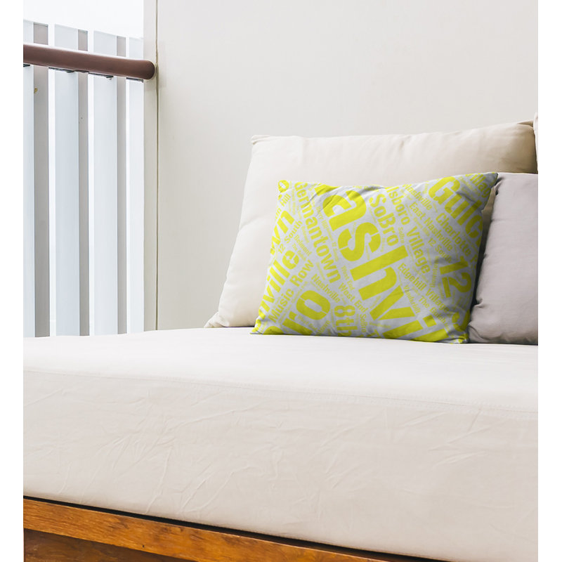 Coussin lombaire intérieur/extérieur nashville, Oui, Jaune