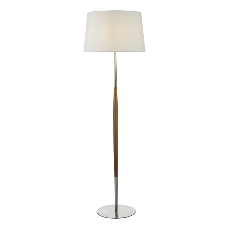 28 cm H Empire Fabric Lamp Shade ( Screw On ), White