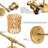 Rattan Wall Sconce Light - Hand-Woven Boho Vintage Wall Lamp With Braided Rope Shade, Hardwired Indoor Fixture For Bedroom, Bathroom, Reading Nook-975876187